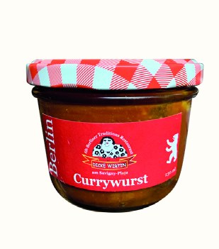Dicke Wirtin Currywurst